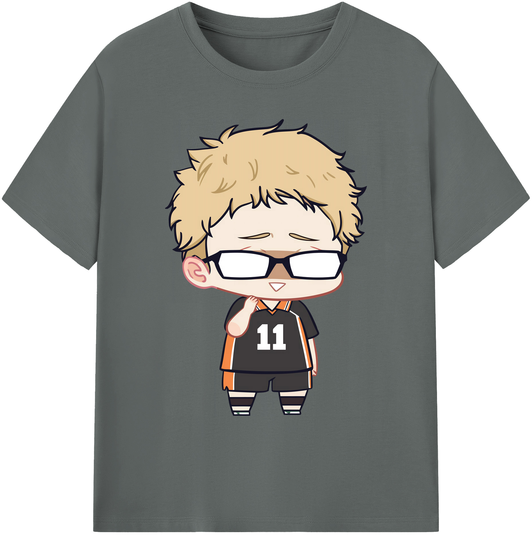 （画像用） ハイキュー!! Haikyu!! 綿100％ メンズ半袖Tシャツ｜肌触りやわらか＆通気性